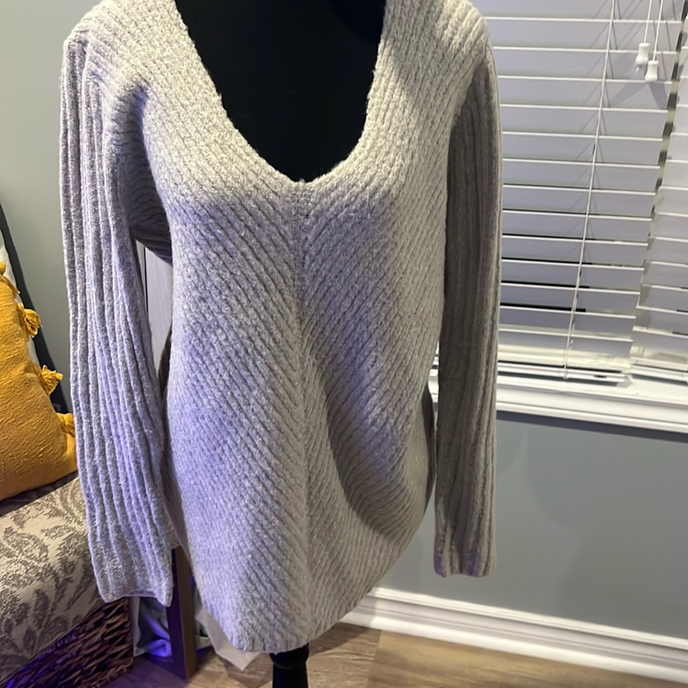 Warm knit sweater